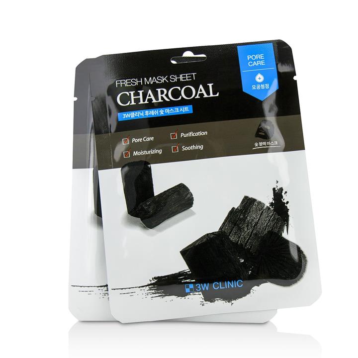 3W Clinic | Mask Sheet – Charcoal