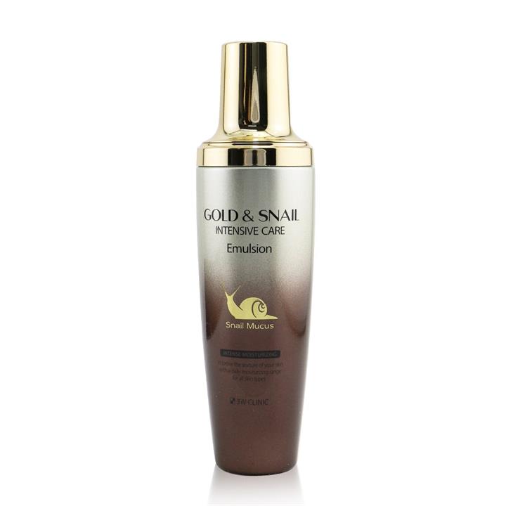 3W Clinic | Gold & Snail Intensive Care Emulsion (Intense Moisturizing)