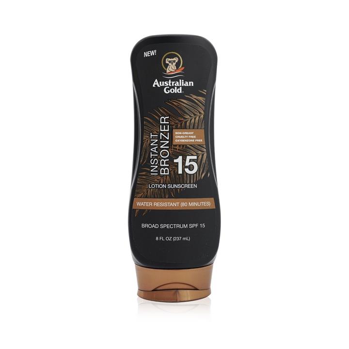 Australian Gold Lotion Sunscreen SPF 15 with Instant Bronzer